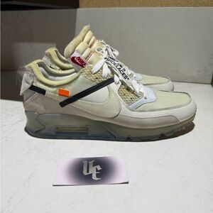 Nike Air Max 90 x OFF-WHITE The Ten 2017 AA7293-100 Men's Size 10